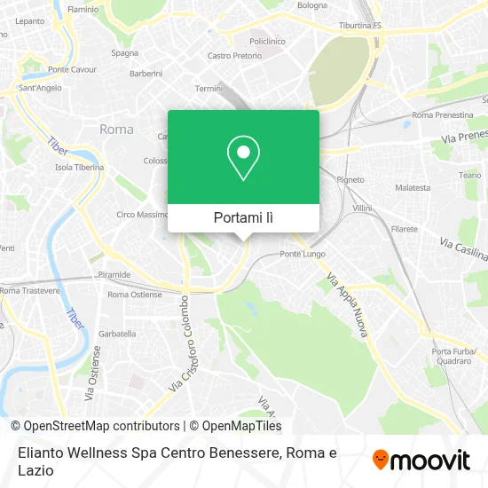 Mappa Elianto Wellness Spa Centro Benessere