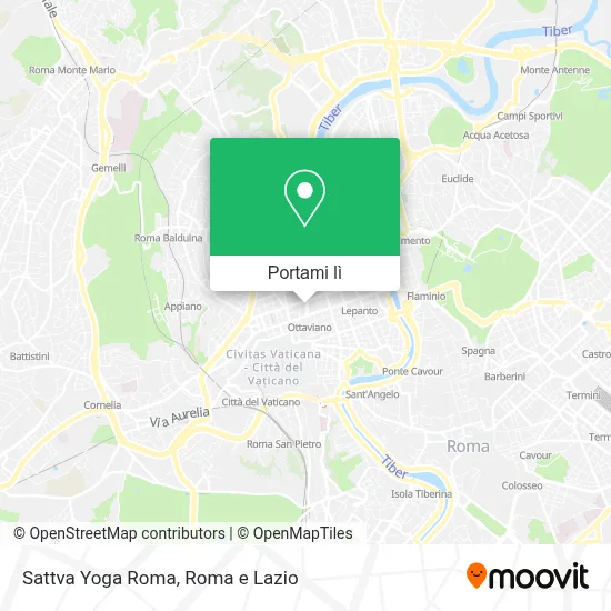 Mappa Sattva Yoga Roma