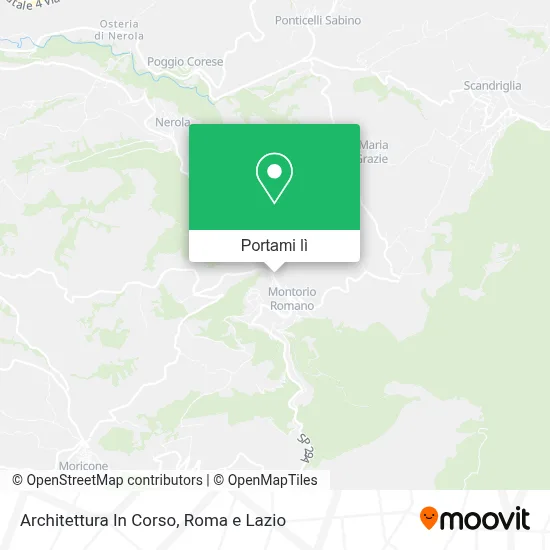 Mappa Architettura In Corso