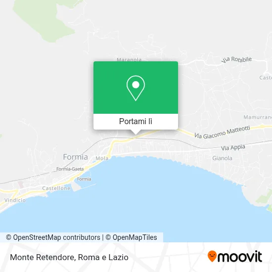 Mappa Monte Retendore