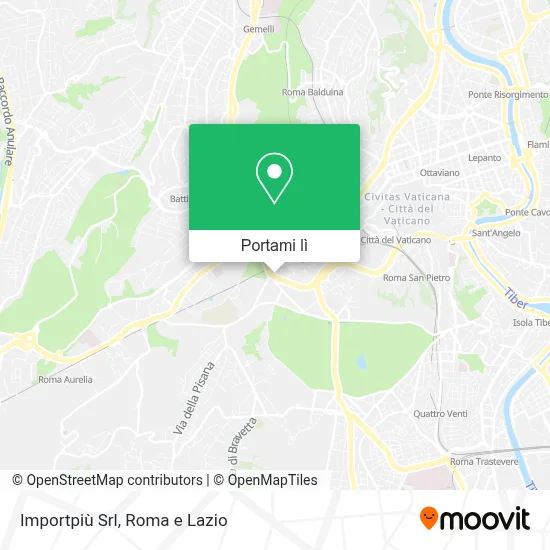 Mappa Importpiù Srl