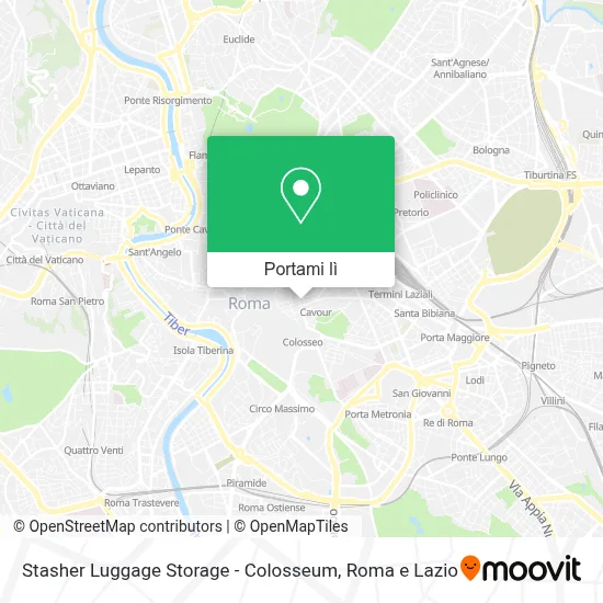 Mappa Stasher Luggage Storage - Colosseum