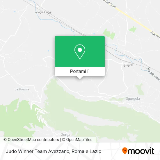 Mappa Judo Winner Team Avezzano