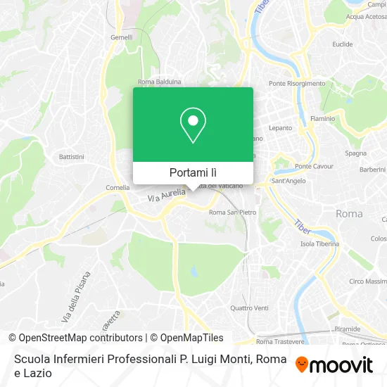 Mappa Scuola Infermieri Professionali P. Luigi Monti