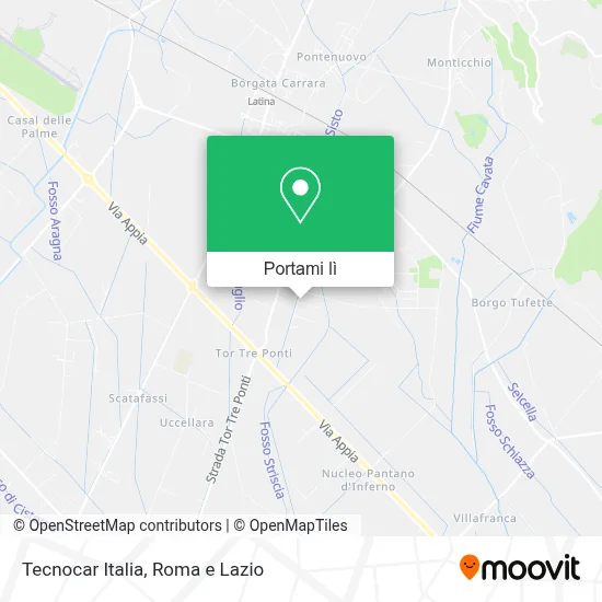Mappa Tecnocar Italia