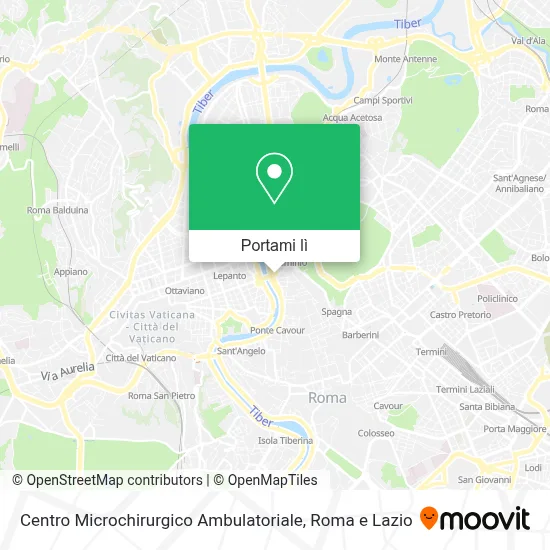 Mappa Centro Microchirurgico Ambulatoriale