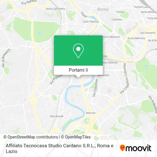 Mappa Affiliato Tecnocasa Studio Cardano S.R.L.