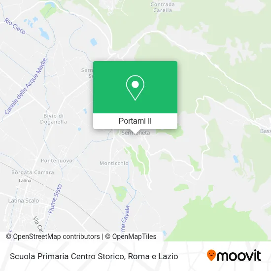 Mappa Scuola Primaria Centro Storico