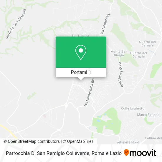 Mappa Parrocchia Di San Remigio Colleverde