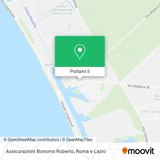 Mappa Assicurazioni Bonomo Roberto