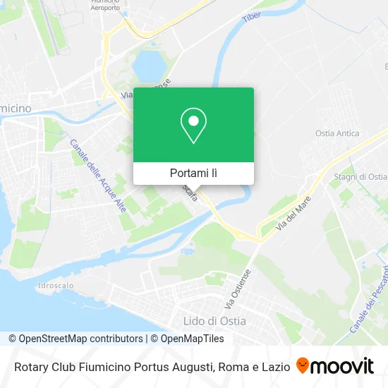 Mappa Rotary Club Fiumicino Portus Augusti