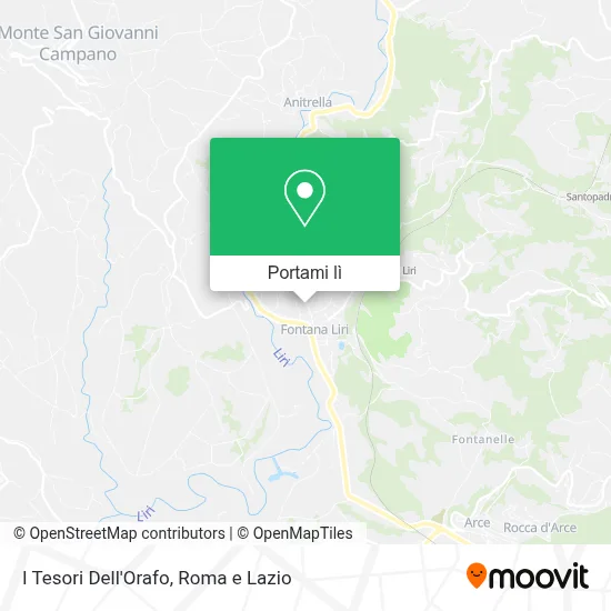 Mappa I Tesori Dell'Orafo