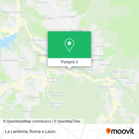 Mappa La Lanterna