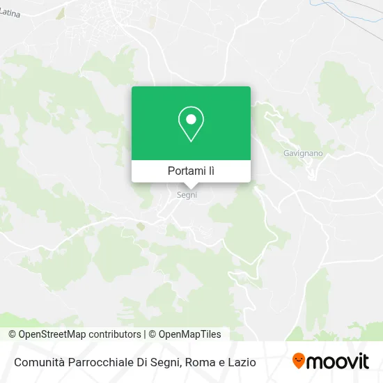 Mappa Comunità Parrocchiale Di Segni