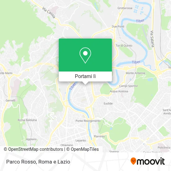 Mappa Parco Rosso