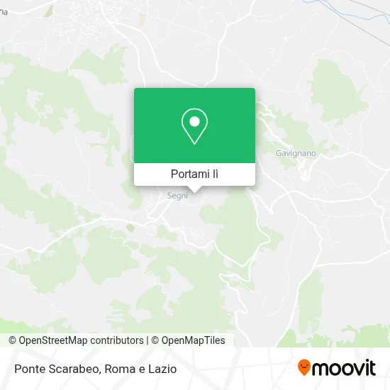 Mappa Ponte Scarabeo