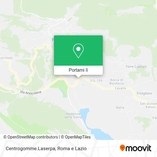 Mappa Centrogomme.Laserpa