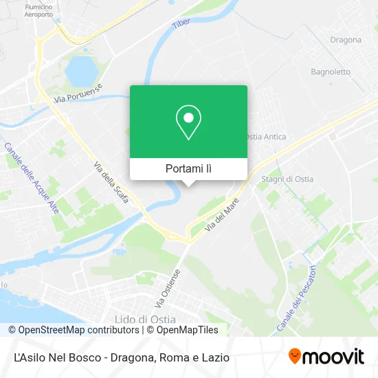 Mappa L'Asilo Nel Bosco - Dragona