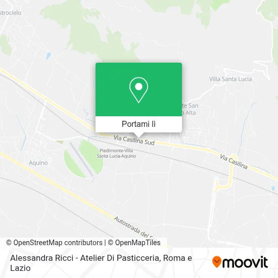 Mappa Alessandra Ricci - Atelier Di Pasticceria