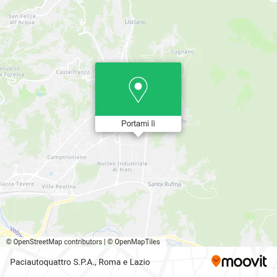 Mappa Paciautoquattro S.P.A.