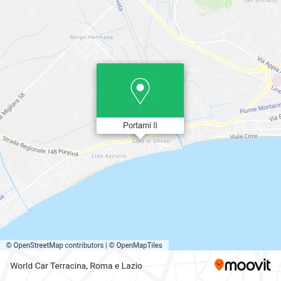 Mappa World Car Terracina