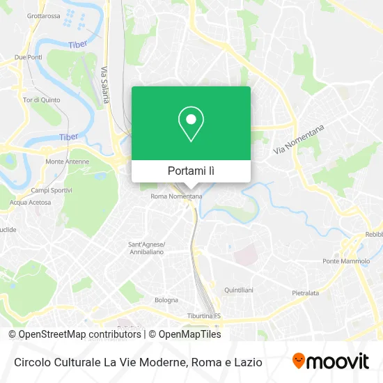 Mappa Circolo Culturale La Vie Moderne