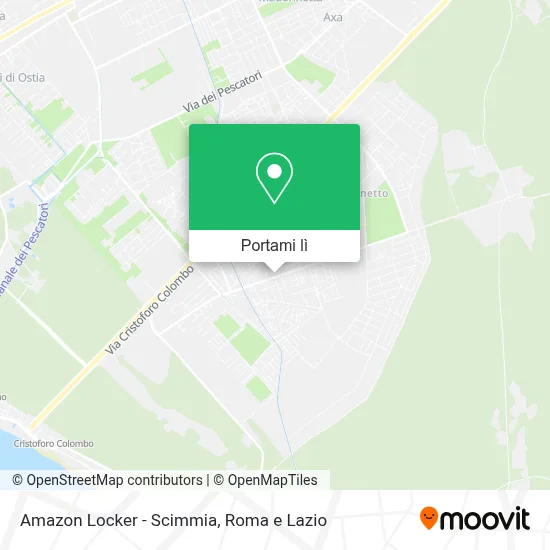Mappa Amazon Locker - Scimmia