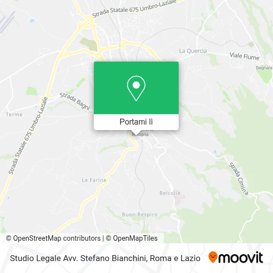 Mappa Studio Legale Avv. Stefano Bianchini
