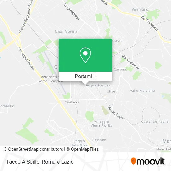 Mappa Tacco A Spillo