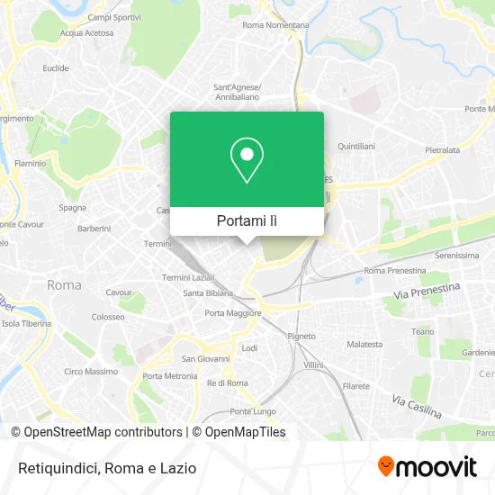 Mappa Retiquindici