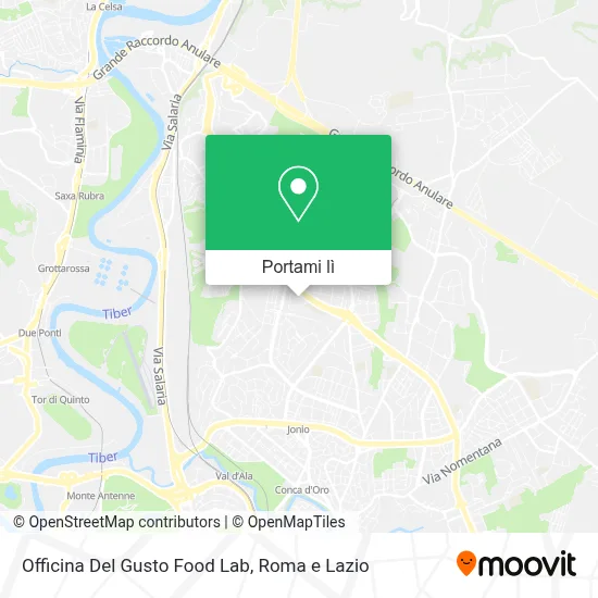 Mappa Officina Del Gusto Food Lab