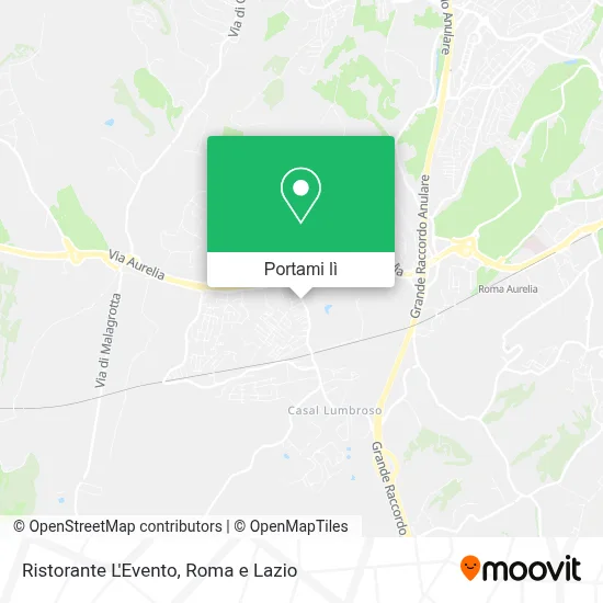 Mappa Ristorante L'Evento