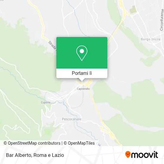 Mappa Bar Alberto