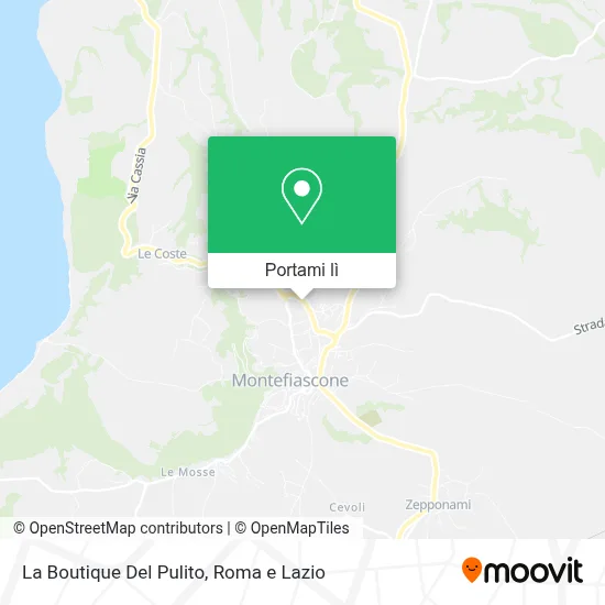 Mappa La Boutique Del Pulito