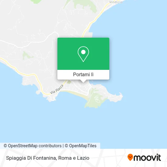 Mappa Spiaggia Di Fontanina