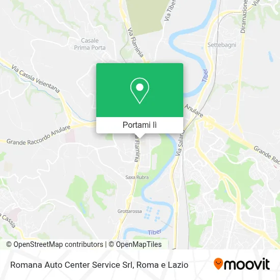 Mappa Romana Auto Center Service Srl