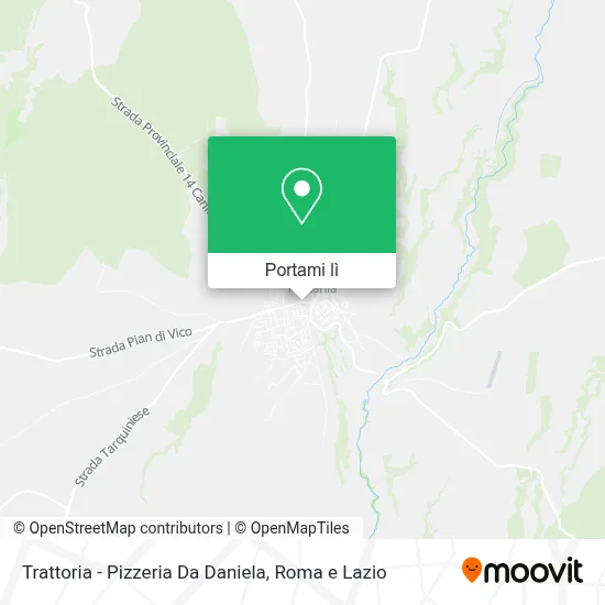 Mappa Trattoria - Pizzeria Da Daniela