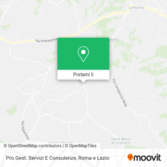 Mappa Pro.Gest. Servizi E Consulenze
