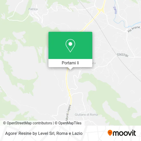 Mappa Agore' Resine by Level Srl