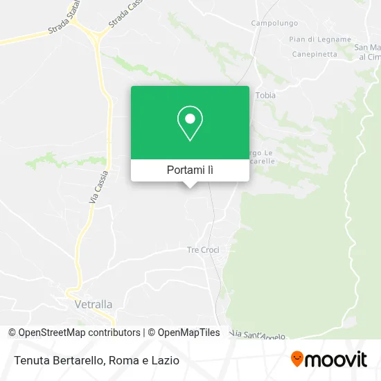 Mappa Tenuta Bertarello