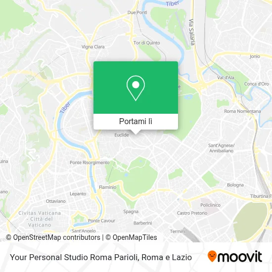 Mappa Your Personal Studio Roma Parioli