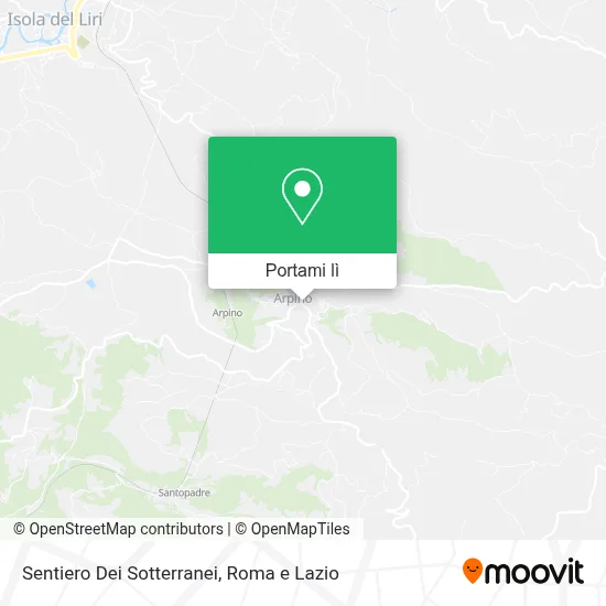Mappa Sentiero Dei Sotterranei