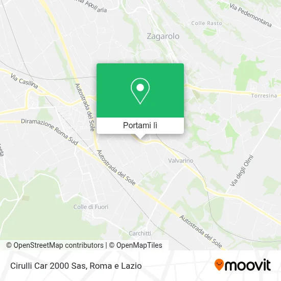 Mappa Cirulli Car 2000 Sas