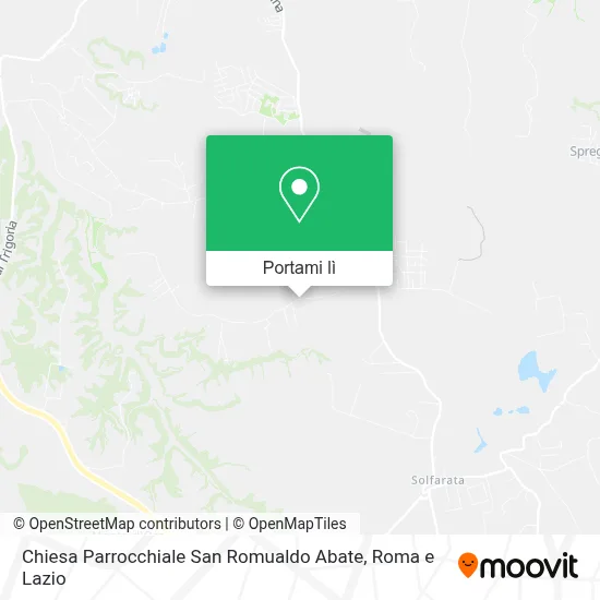 Mappa Chiesa Parrocchiale San Romualdo Abate