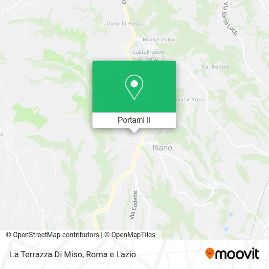 Mappa La Terrazza Di Miso