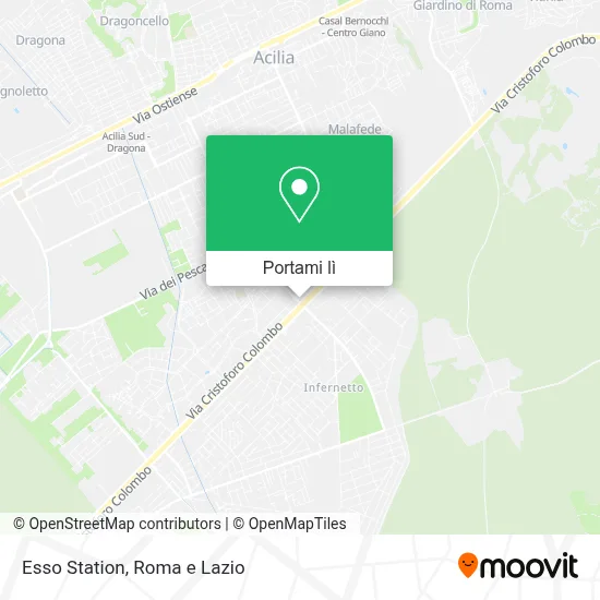 Mappa Esso Station