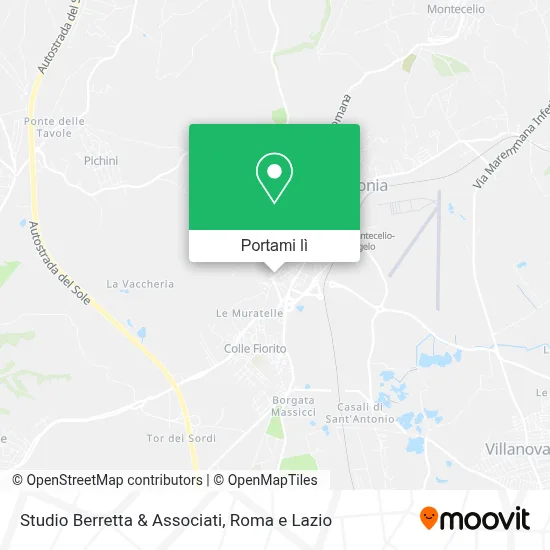 Mappa Studio Berretta & Associati