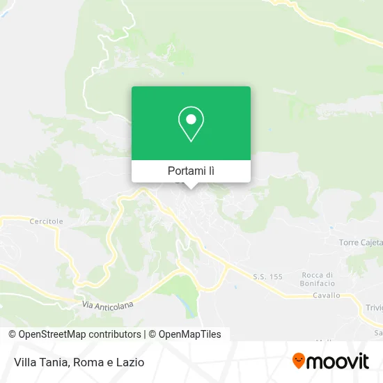 Mappa Villa Tania
