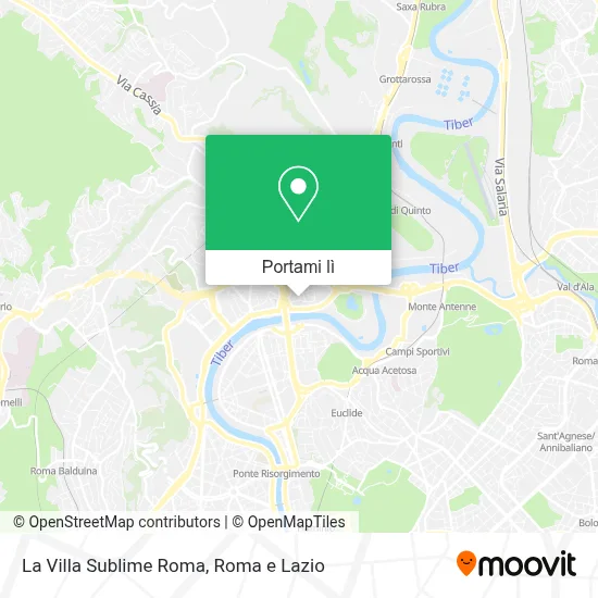 Mappa La Villa Sublime Roma