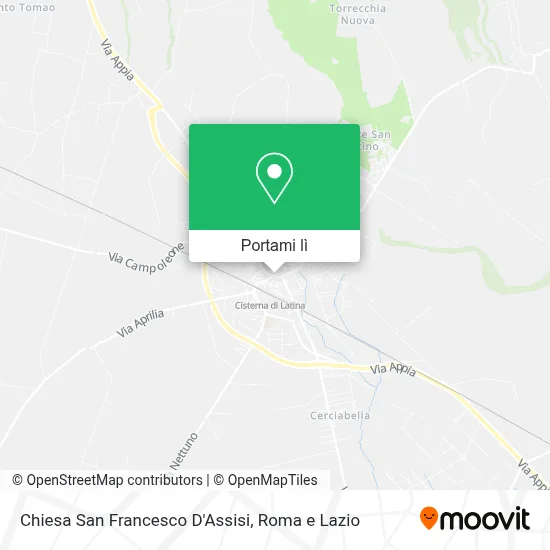 Mappa Chiesa San Francesco D'Assisi